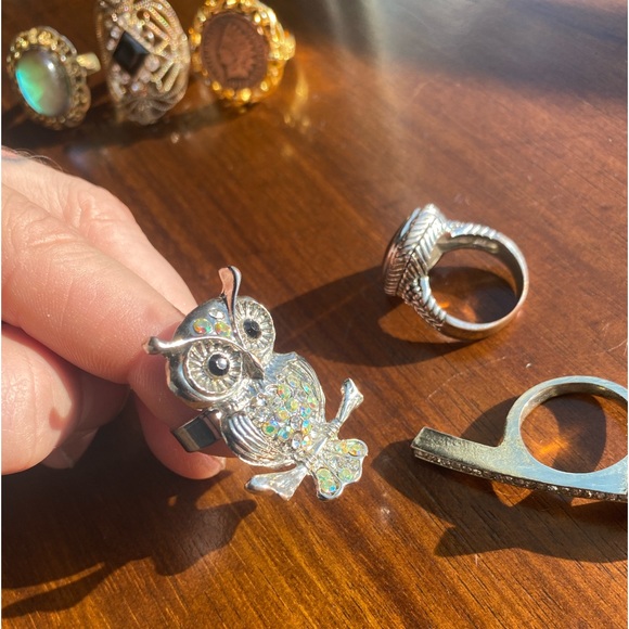 BUNDLE OF 6 STATEMENT RINGS 💍 - Picture 6 of 16